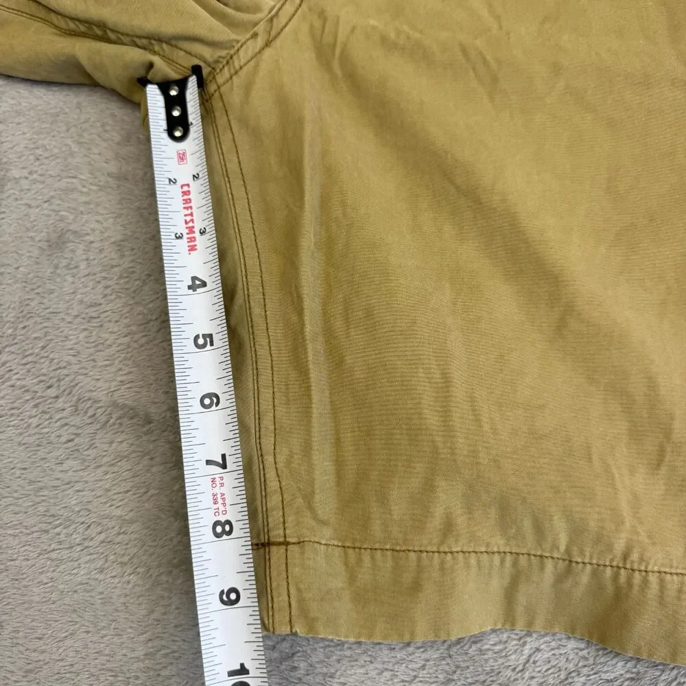 Tommy Bahama Chino Shorts Mens 30 Tan Silk Classic Fit Slash Pockets Flat Front